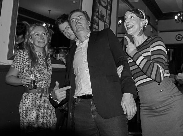 Melonheads LORELEI MATHIAS OLI FROST JOHN HANSLER EMMY MCMORROW_Jeffery Berlin Green bw